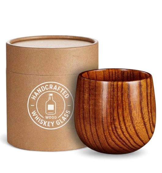 Handcrafted Wood Whiskey Cup