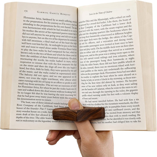 Handcrafted Walnut Wood Page Holder