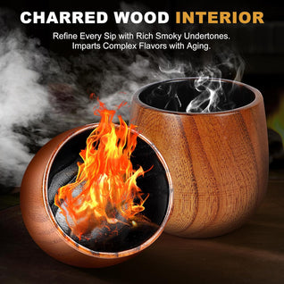 Handcrafted Wood Whiskey Cup