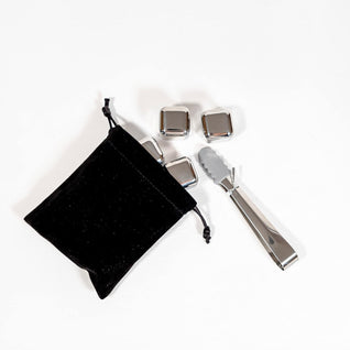 Stainless Steel Ice Cubes Set